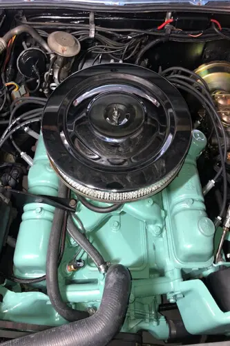 Holley Sniper EFI kit under the hood of a vehicle