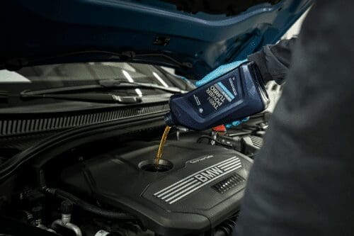 BMW Car Getting It's Oil Changed - Accelerate Auto Repair